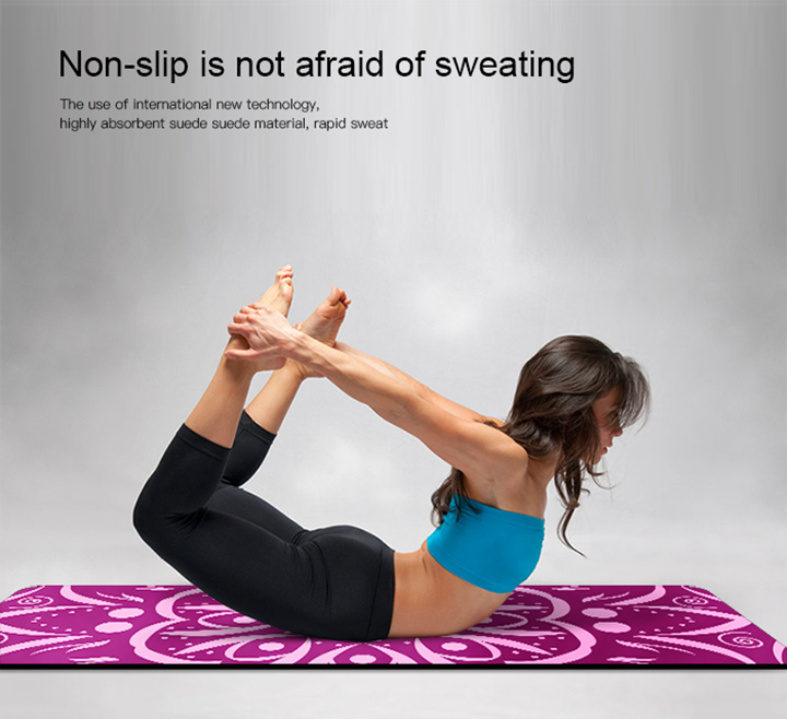 custom suede yoga mats