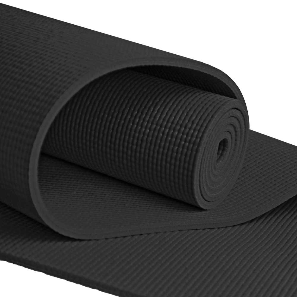 black pvc yoga mats