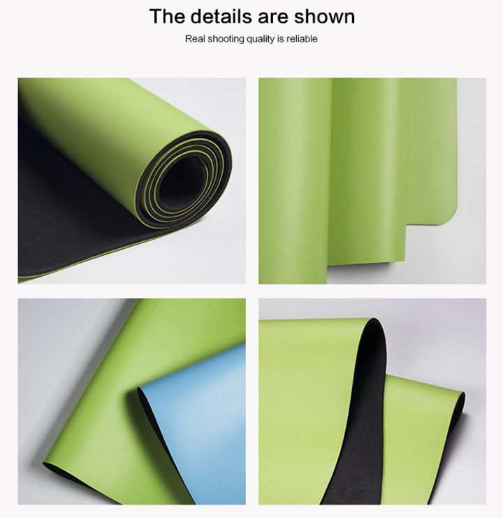 Green PU Yoga Mat