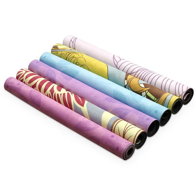 Suede Yoga Mats For Travel