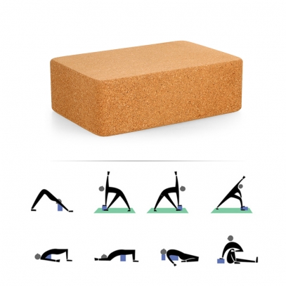 Cork Yoga block
